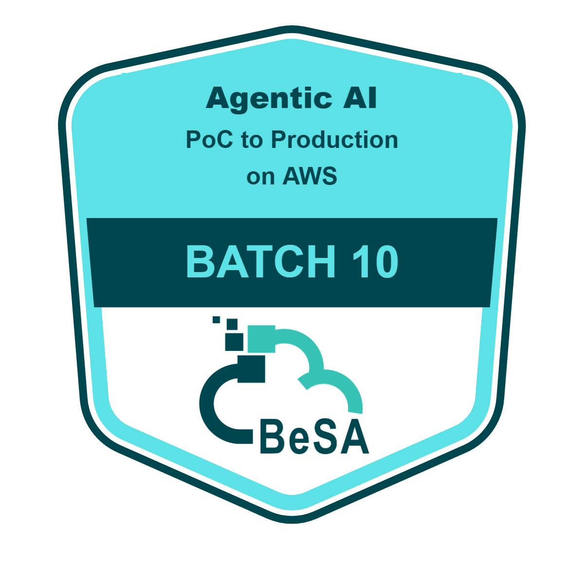 BeSA · Agentic AI: PoC to Production on AWS · Batch 10